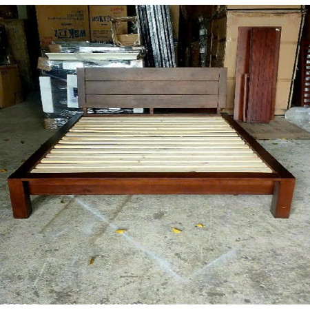 Robot Walnut - Mặt Gỗ 1m8 : Giường Ngủ Gỗ Sồi 